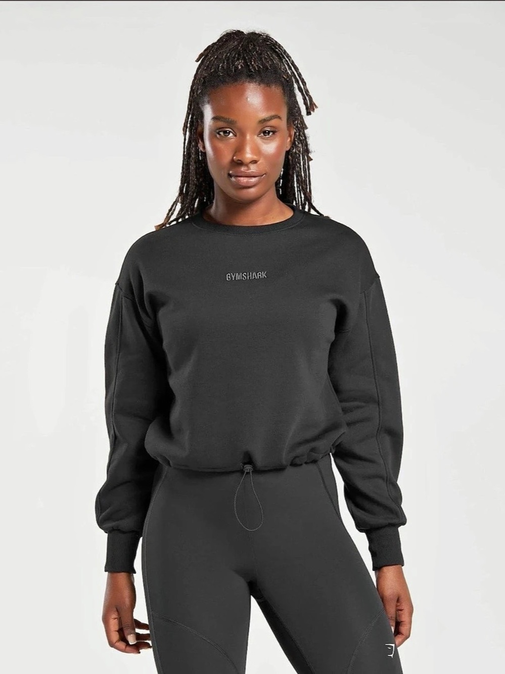 GYMSHARK - Pulse Sweatshirt (Black - Size M)